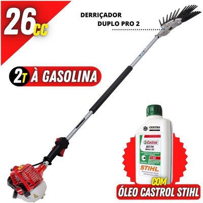 Derriçadeira Kawashima Com Braço Longo + óleo Castrol Stihl