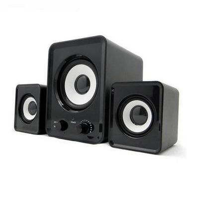 Caixa De Som 2.1 Subwoofer Usb para PC Notebook Preto