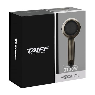 Secador de Cabelo Taiff Unique Digital 3100W Motor Digital Íons Anti-frizz 220V Chumbo
