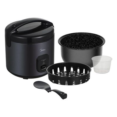 Panela de Arroz Elétrica 5L Preta Midea PAE50P1 - 110V