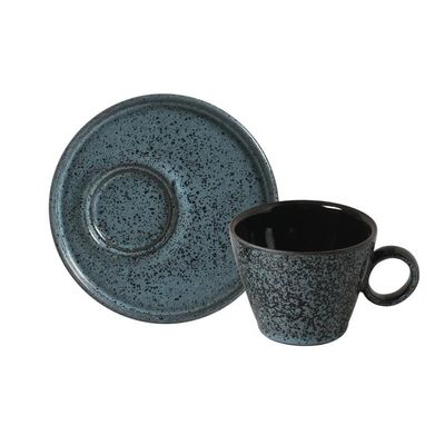 Conjunto de Xícaras de Chá com Pires Porto Brasil Neo Night Sky 210ml - 6 Peças