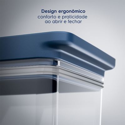 Kit 2 Organizadores de Geladeira Electrolux Experience com Escorredor 5L