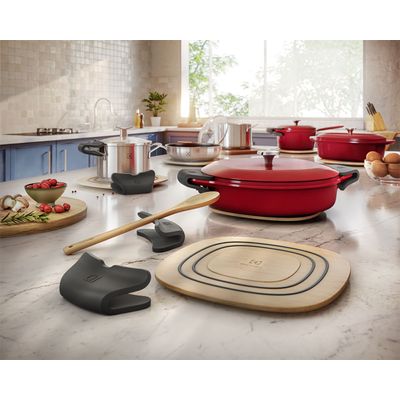 Pegadores de Silicone para Panelas Electrolux 2 Unidades Grafite Pegadores de Silicone Electrolux
