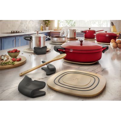 Pegadores de Silicone para Panelas Electrolux 2 Unidades Grafite Pegadores de Silicone Electrolux