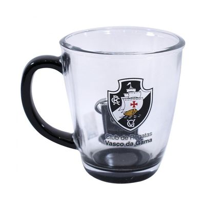 Jogo Caneca De Vidro 370ml e Abridor Vasco Oficial