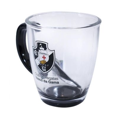 Jogo Caneca De Vidro 370ml e Abridor Vasco Oficial