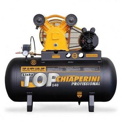 Compressor Chiaperini TOP 10 MPV 110 Litros 140 Libras 2 cv Monofásico