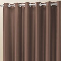 Cortina Madri para Trilho Suisso Max Tecido Semi Blackout 2,00m x 1,70m Sala Quarto - Tabaco