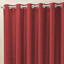 Cortina Madri para Trilho Suisso Max Tecido Semi Blackout 3,00m x 2,50m Sala Quarto - Vermelho