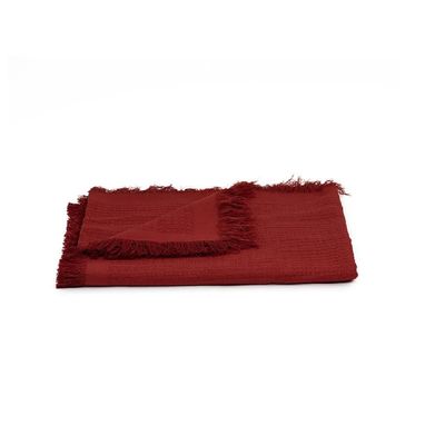 Manta Sofá Marrocos Liso 150x210cm Dohler Vermelho