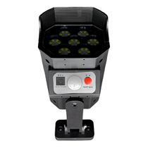 Refletor Solar Inteligente 60W com Sensor de Movimento e Controle Remoto – Luz LED Branco Frio para Jardim