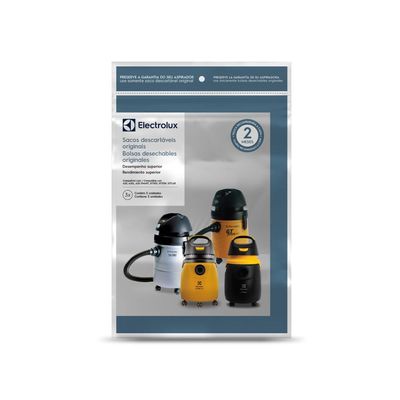 2 Kits com 3 Sacos de aspirador de pó Modelos A20 e Gt3000 (CSE20) Electrolux