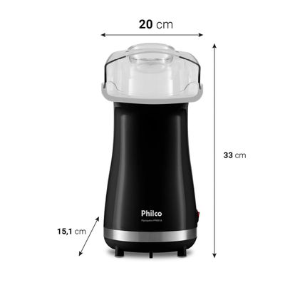 Pipoqueira Elétrica Sem Óleo Philco 1200W PPIE01A 220V