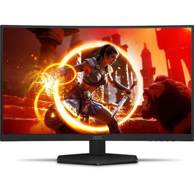 Monitor Gamer Curvo 27" LED AOC AGON C27G4SZ Full HD 300Hz AMD FreeSync Premium Preto
