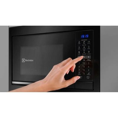 MICROONDAS ELECTROLUX DE EMBUTIR PAINEL DIGITAL FUNÇÃO TIRA ODOR PRETO 34L 127V ME3EP