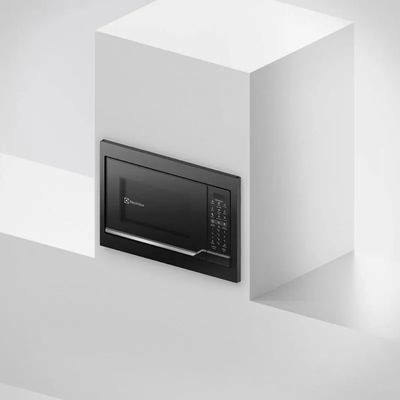 MICROONDAS ELECTROLUX DE EMBUTIR PAINEL DIGITAL FUNÇÃO TIRA ODOR PRETO 34L 127V ME3EP