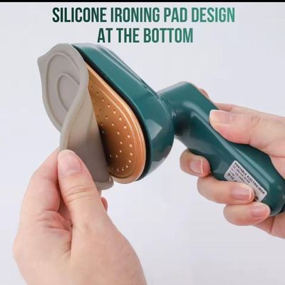 Mini Ferro A Vapor Bivolt Portátil Viagem 180° De Passar Roupa Verde