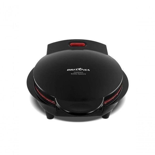 Omeleteira Britania Bom02p Antiaderente Redstone 750w 127v