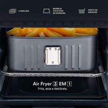 Fritadeira Sem óleo Air Fryer Oven Digital Toutch Titanium 12l Premium Eaf12t 220v - Eos 220v