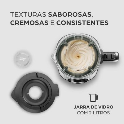 Liquidificador Com Copo De Vidro WAP Wb2000 2l 1000W 110V
