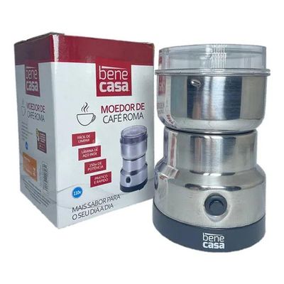 Moedor De Café E Grãos Elétrico Aço Inox 150ml 150w 110V