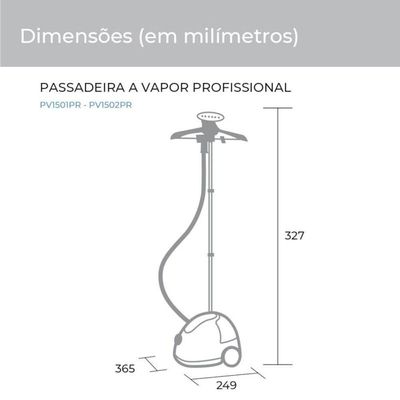 Passadeira De Roupas A Vapor 1,5 Litros Suggar 110V