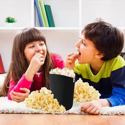 Pipoqueira Microondas Silicone Panela Multiuso Macarrao Arroz Balde Sem Oleo Retratil Premium