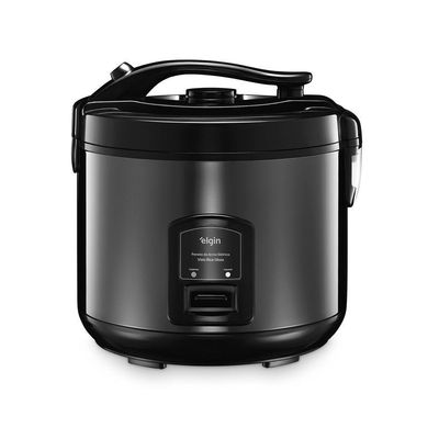 Panela Elétrica de Arroz Visio Rice Glass 10 Xícaras 700W Preta com Tampa de Vidro e Acessórios 220V