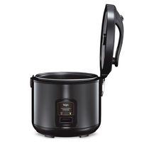 Panela Elétrica de Arroz Visio Rice Glass 10 Xícaras 700W Preta com Tampa de Vidro e Acessórios 220V