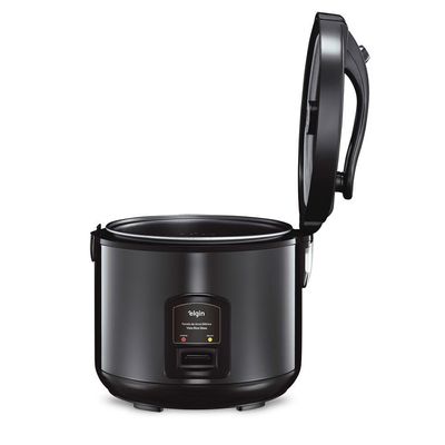 Panela Elétrica de Arroz Visio Rice Glass 10 Xícaras 700W Preta com Tampa de Vidro e Acessórios 220V
