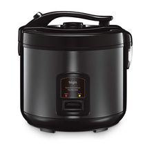 Panela Elétrica de Arroz Visio Rice Glass 10 Xícaras 700W Preta com Tampa de Vidro e Acessórios 220V