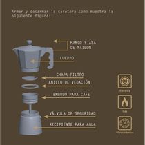 Cafeteira Expresso Italiana Tramontina Alumínio Preto 320ml