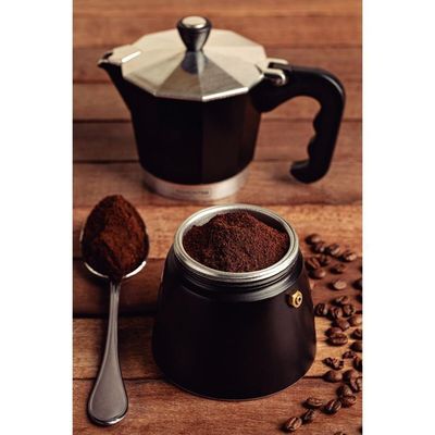 Cafeteira Expresso Italiana Tramontina Alumínio Preto 320ml