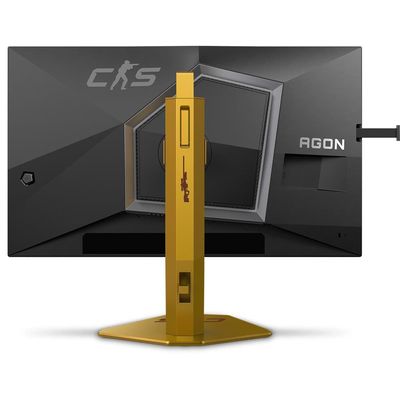 Monitor Gamer 24,1" LED AOC AGON Pro Counter Strike 2 CS25G/78 Full HD 610Hz Preto e Dourado