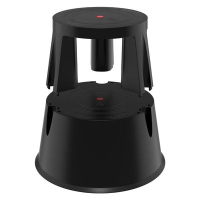 Escada Móvel FlashLimp com Rodízios  Preta
