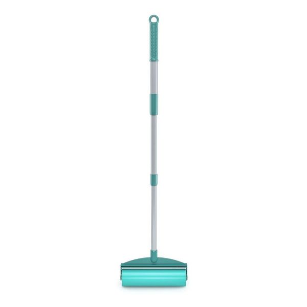 Rolo Adesivo FlashLimp Lavável com Cabo Extensível Verde