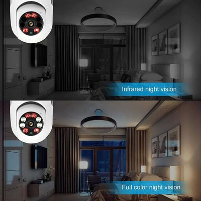 Câmera lampada inteligente Wireless infra IP Full HD 2.0 megapixels Onvif, Holofote, Auto Tracking