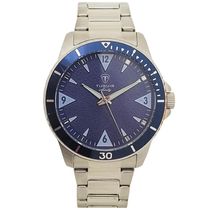 Relógio Tuguir Masculino Ref: 9167g Tgi37072 Casual Aço Prateado