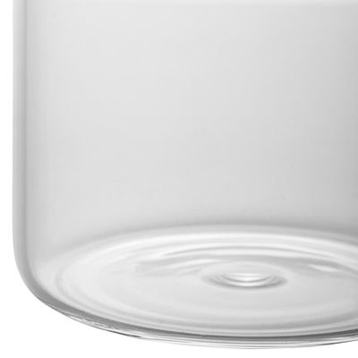 Jarra de Vidro Wolff 1L com Tampa Design Alta Resistência Térmica Transparente