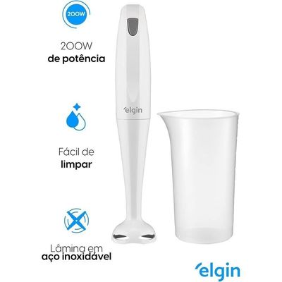 Mixer Elgin De Mão 200W Compacto Branco 220V