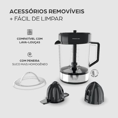 Espremedor De Frutas Wap 1,2L Prosdócimo WJ1200 110V