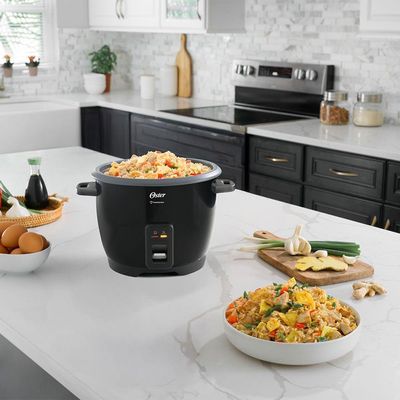 Panela Elétrica De Arroz Diamondtech Oster Black 1,2L 110V