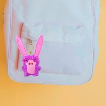 Chaveiro de Pelúcia Fuggler Key Rings 13cm - Lord Long Ears Rosa