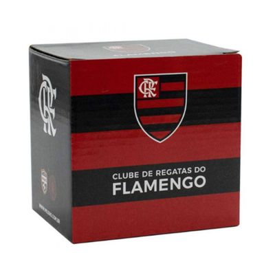 Caneca De Vidro Com Abridor Flamengo 310ml