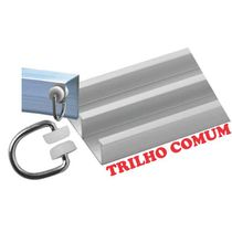 Cortina Tóquio para Trilho Comum Tecido Oxford 4,00m x 2,80m Janela Quarto Sala - Branca