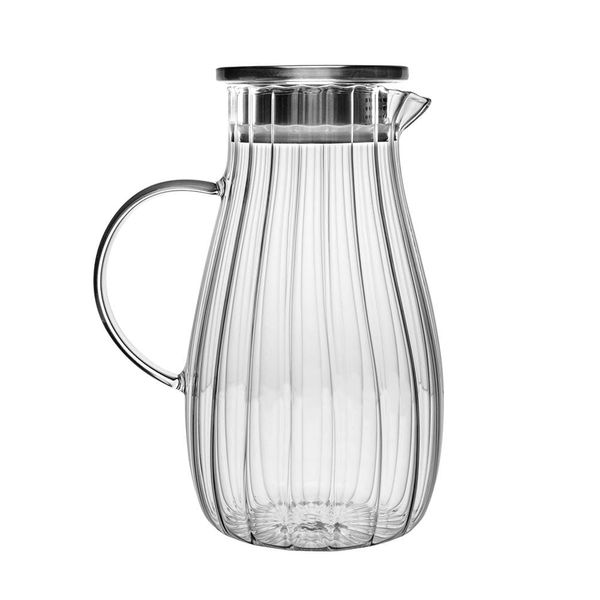 Jarra de Vidro Wolff Classic 1,75L com Tampa Design Elegante Transparente