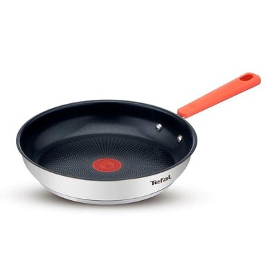 Jogo de Panelas 4 Peças Tefal OptiSpace Revestimento Antiaderente Tampas de Vidro Inox