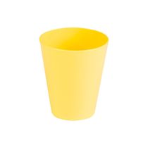 Copo Fresc Redondo 350ml Amarelo em Polipropileno