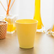 Copo Fresc Redondo 350ml Amarelo em Polipropileno