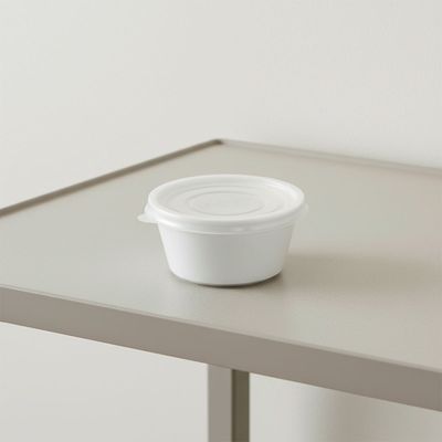Tampa Descartável Para Ramequim 150ml Natural em PVC - 6.000 Unidades